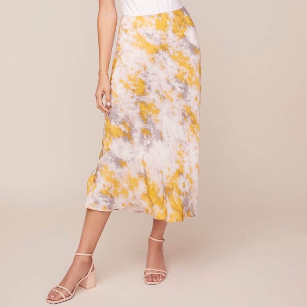 ASTR Nava Tie Dye Midi Skirt size XS